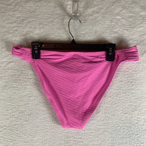 Jessica Simpson Bikini Bottom Women's XL Pink Pretty Pique Side-Shirred‎ S9478 - Picture 6 of 7